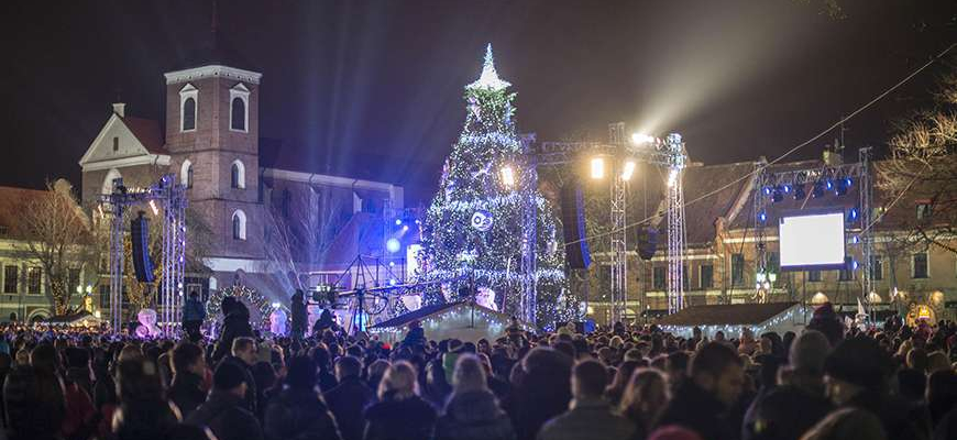 Встреча Нового года в Каунасе